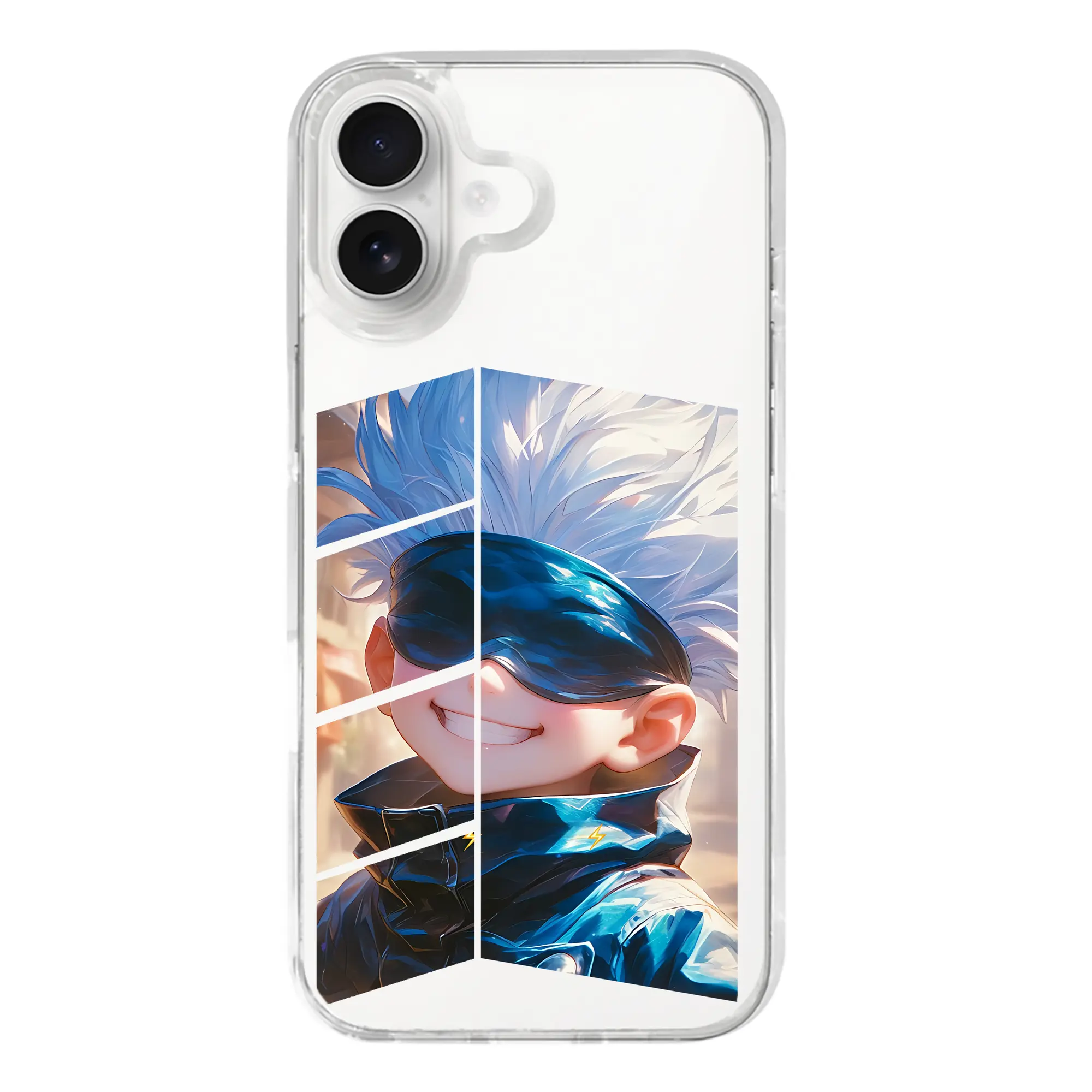 呪術廻戦 グッズ,五条 悟 - iPhone 17シリーズ 透明スマホケース – 薄型・耐衝撃・精密フィット保護カバー